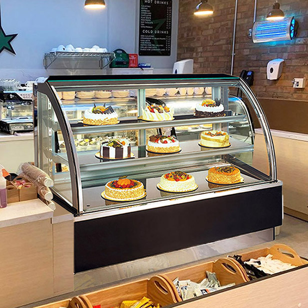 commercial bakery display showcase